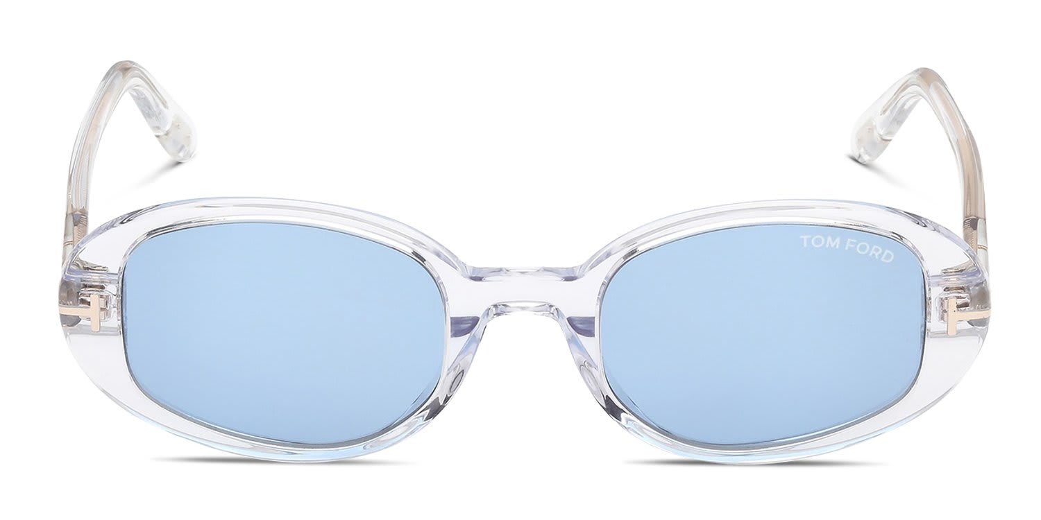 Tom Ford FT1364 Iggy Clear, Blue glasses - Clear - Frontal View