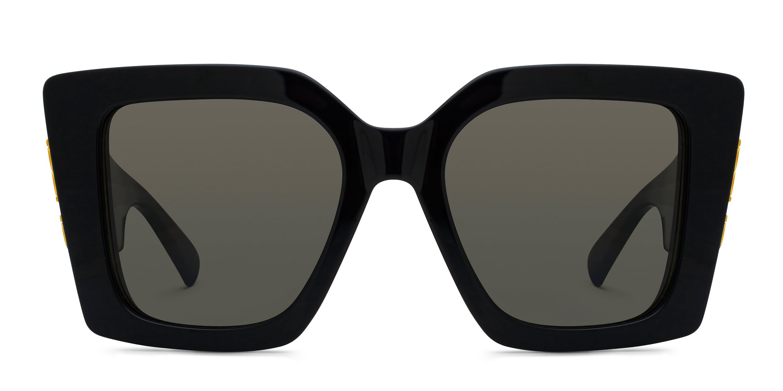 Gucci GG2039S Black, Gray glasses - Black - Frontal View