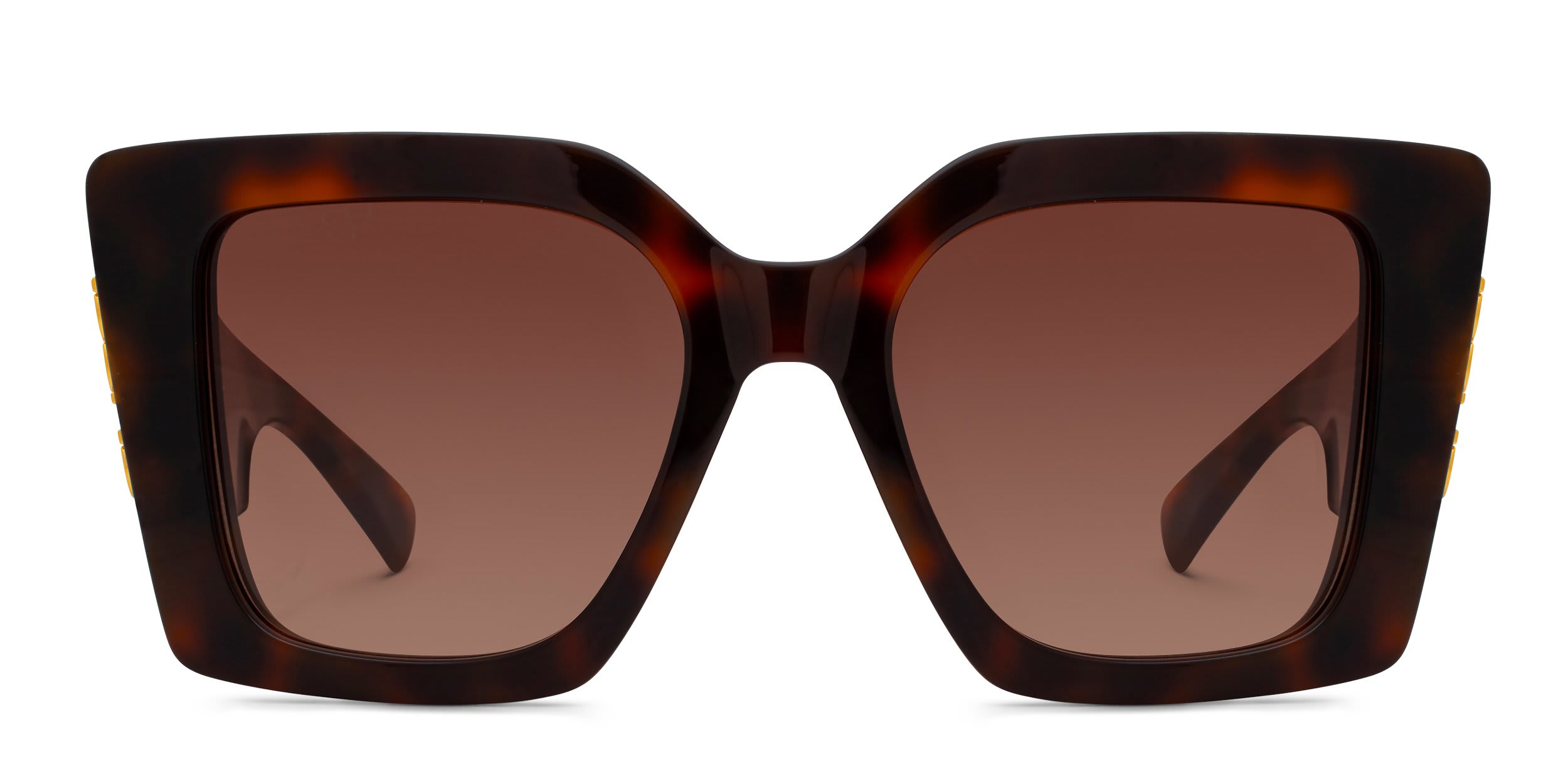 Gucci GG2039S Tortoise, Brown glasses - Tortoise - Frontal View