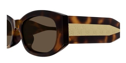 Gucci GG2068SA Tortoise, Brown glasses - Tortoise - Side View