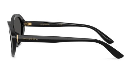 Dolce & Gabbana DG4570 Black, Gray glasses - Black - Side View