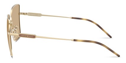 Emporio Armani EA2179 Gold, Brown glasses - Gold - Side View
