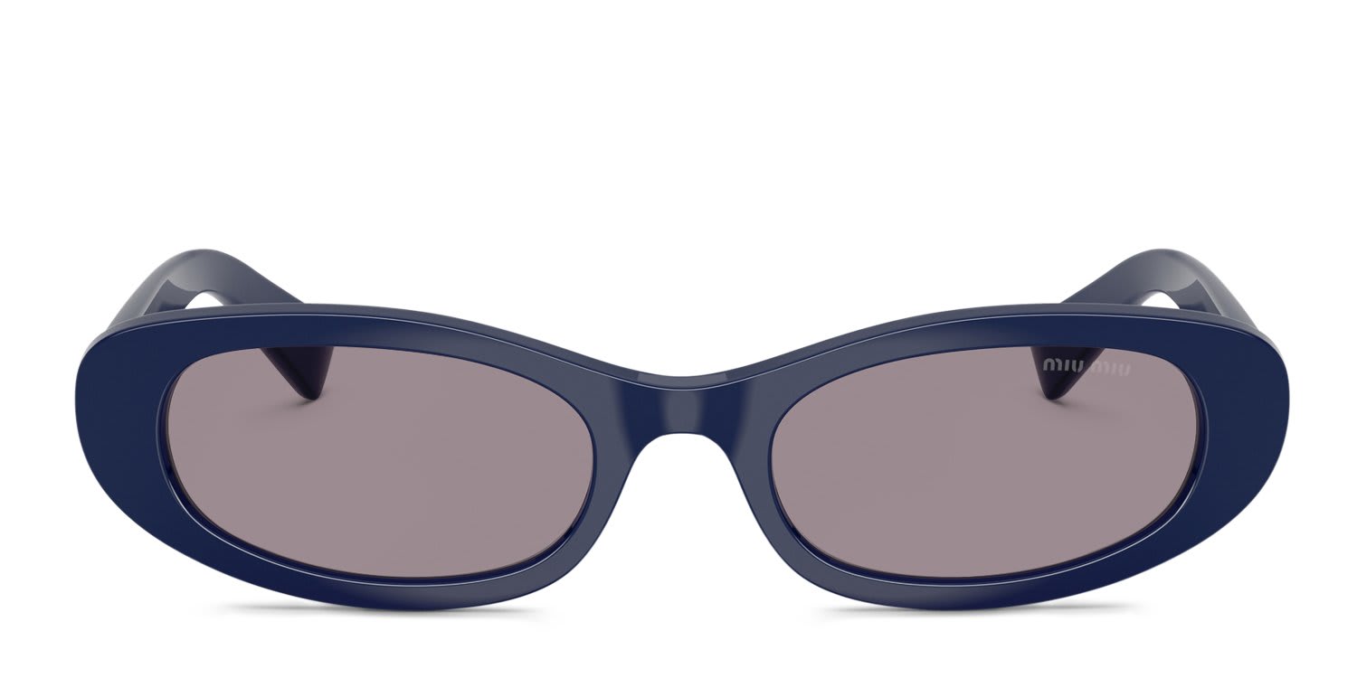 Miu Miu MUC02S Blue, Purple glasses - Blue - Frontal View