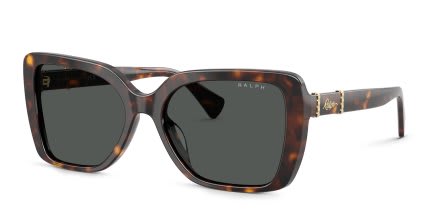 Ralph Lauren RA5356U Brown, Tortoise, Gray glasses - Brown / Tortoise - Angle View