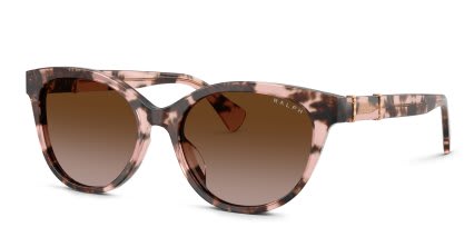 Ralph Lauren RA5357U Pink, Tortoise, Brown glasses - Pink / Tortoise - Angle View