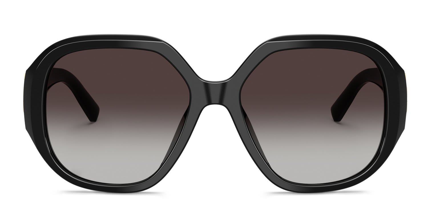 Tory Burch TY7237U Black, Gray glasses - Black - Frontal View