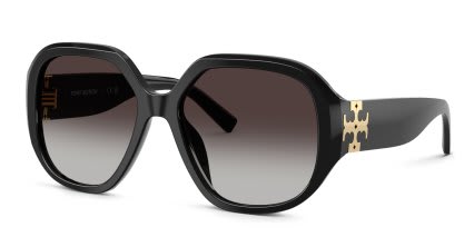 Tory Burch TY7237U Black, Gray glasses - Black - Angle View