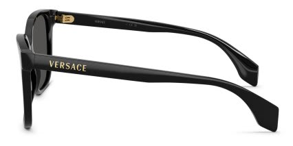 Versace VE4523 Black, Gray glasses - Black - Side View