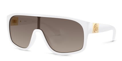 Versace VE4526U White, Gray glasses - White - Angle View