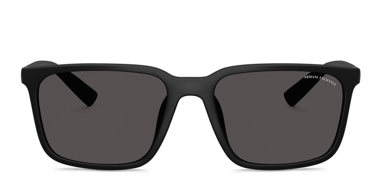 Armani Exchange AX4172SU Black, Gray glasses - Black - Frontal View