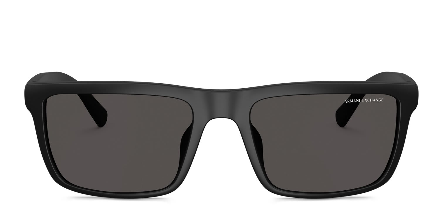 Armani Exchange AX4174SU Black, Gray glasses - Black - Frontal View