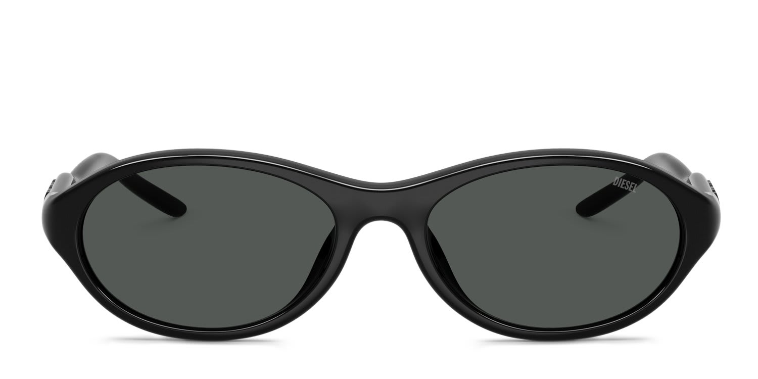 Diesel DL3024U Black, Gray glasses - Black - Frontal View
