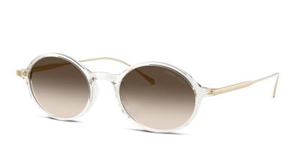 Giorgio Armani AR8263U Clear, Yellow, Brown, Gray glasses - Clear / Yellow - Angle View