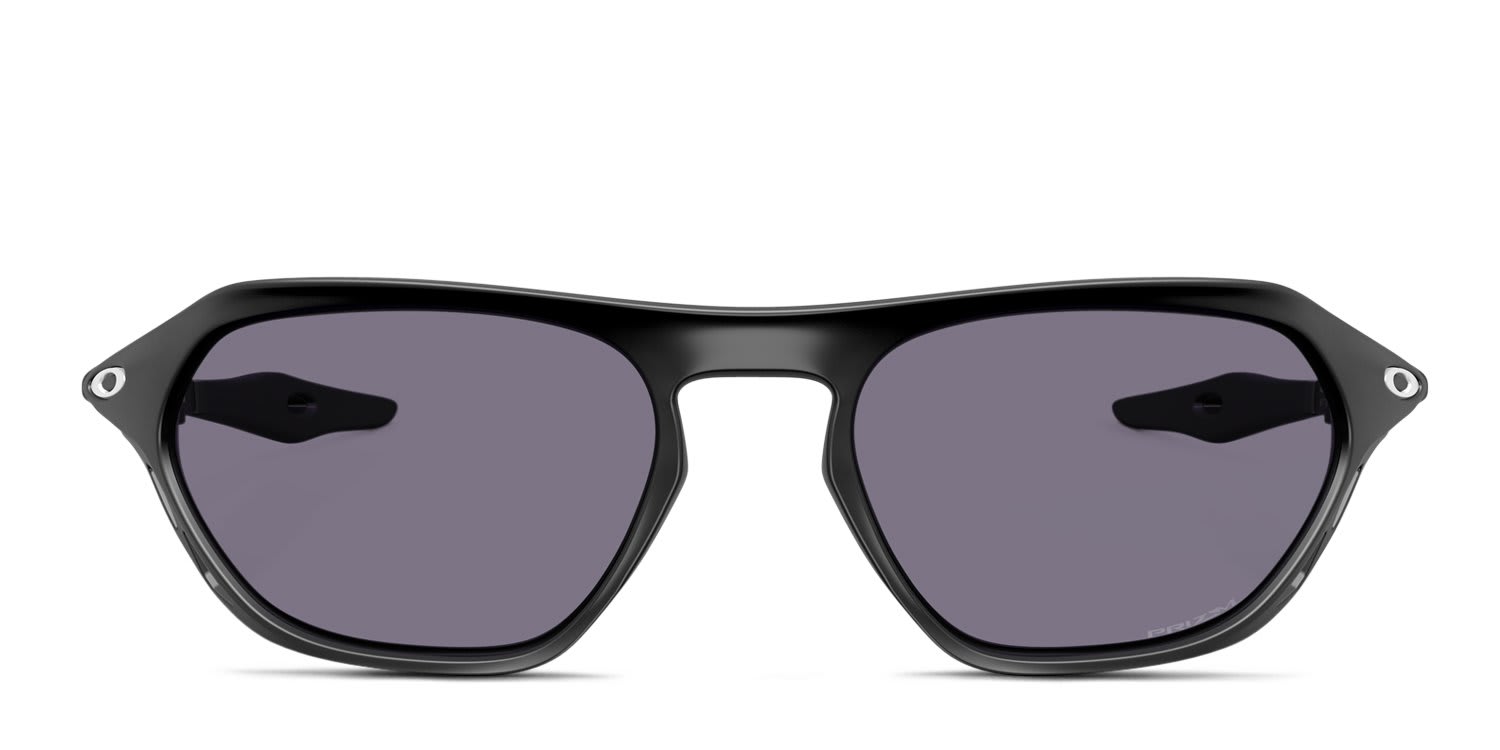 Oakley OO9537 Cage Jacket Black, Gray glasses - Black - Frontal View