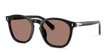 Persol PO3413S Black, Brown, Red glasses - Black - Angle View