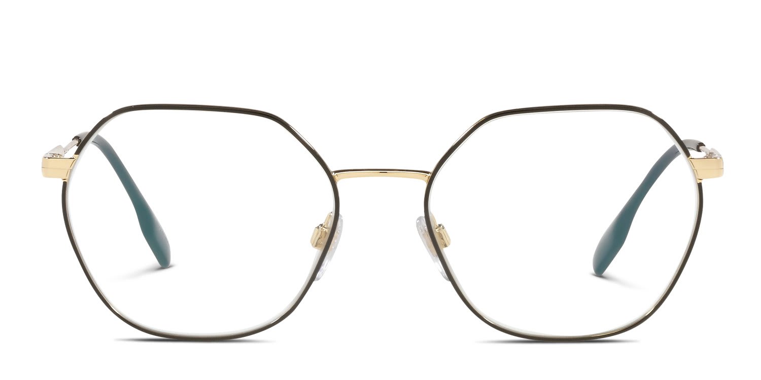 Burberry BE1350 Erin Black glasses - Black - Frontal View