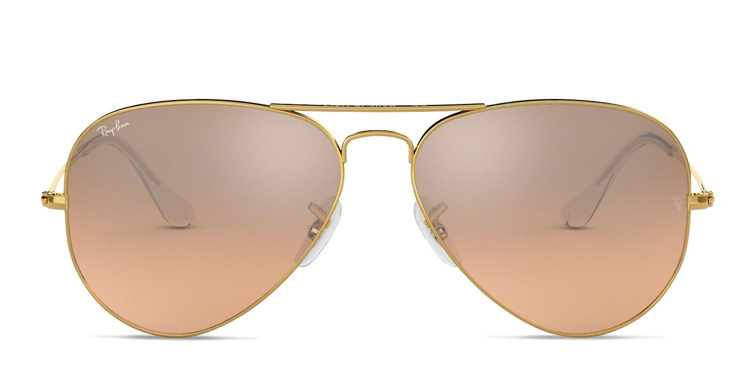 rose gold aviators