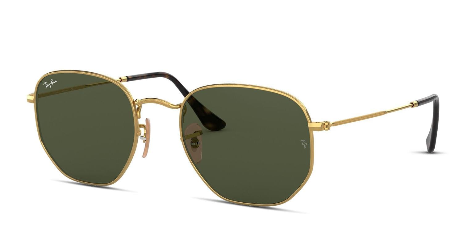 Ray-Ban 3548N Gold, Green