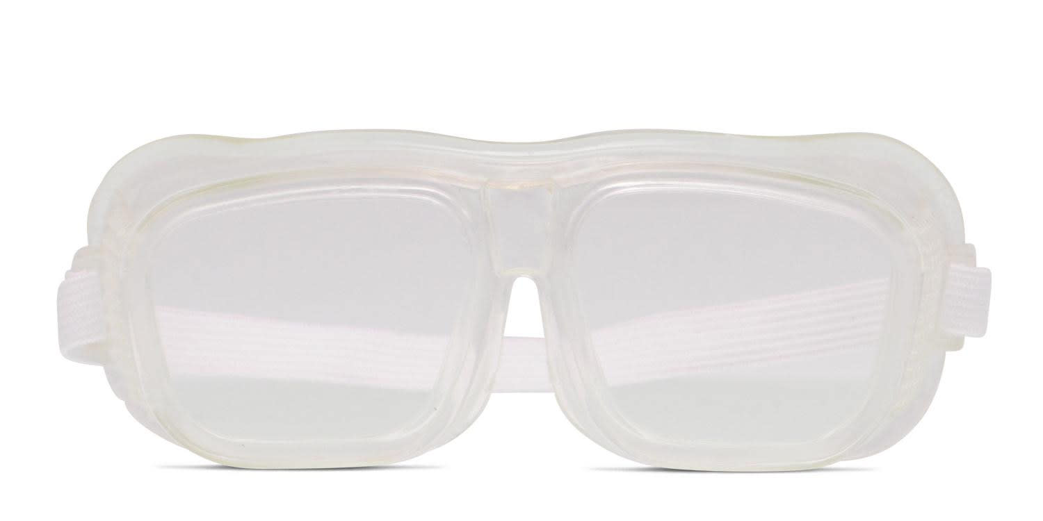 Eye Barrier Protective Goggles Clear, Purple glasses - Clear / Purple - Frontal View