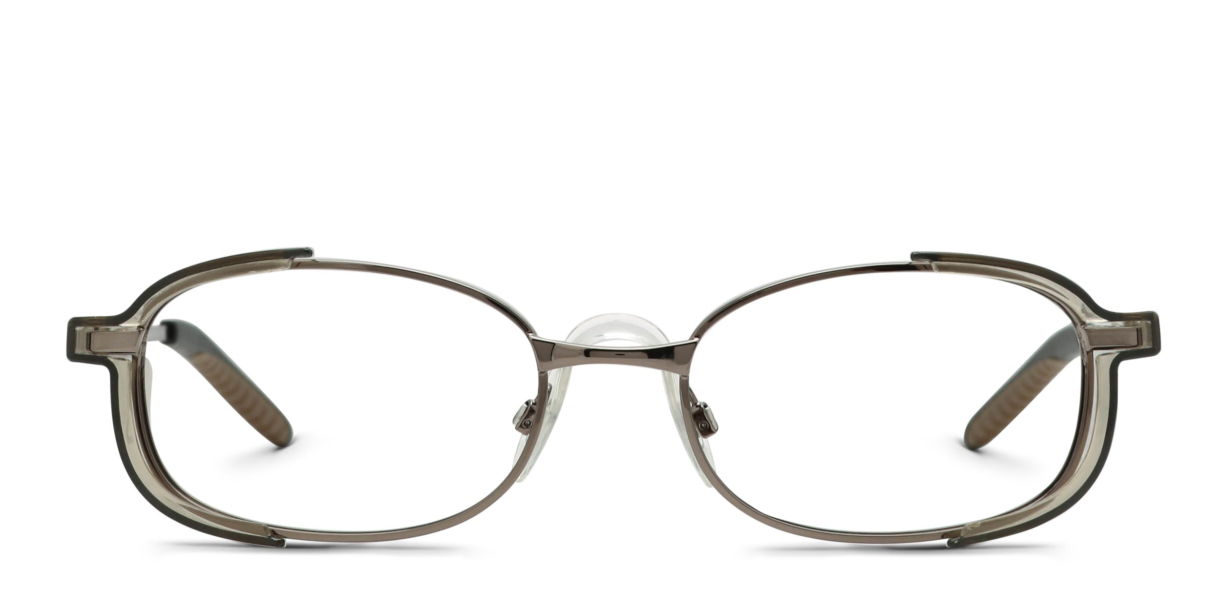 Eyres Optix Gunmetal glasses - Gunmetal - Frontal View