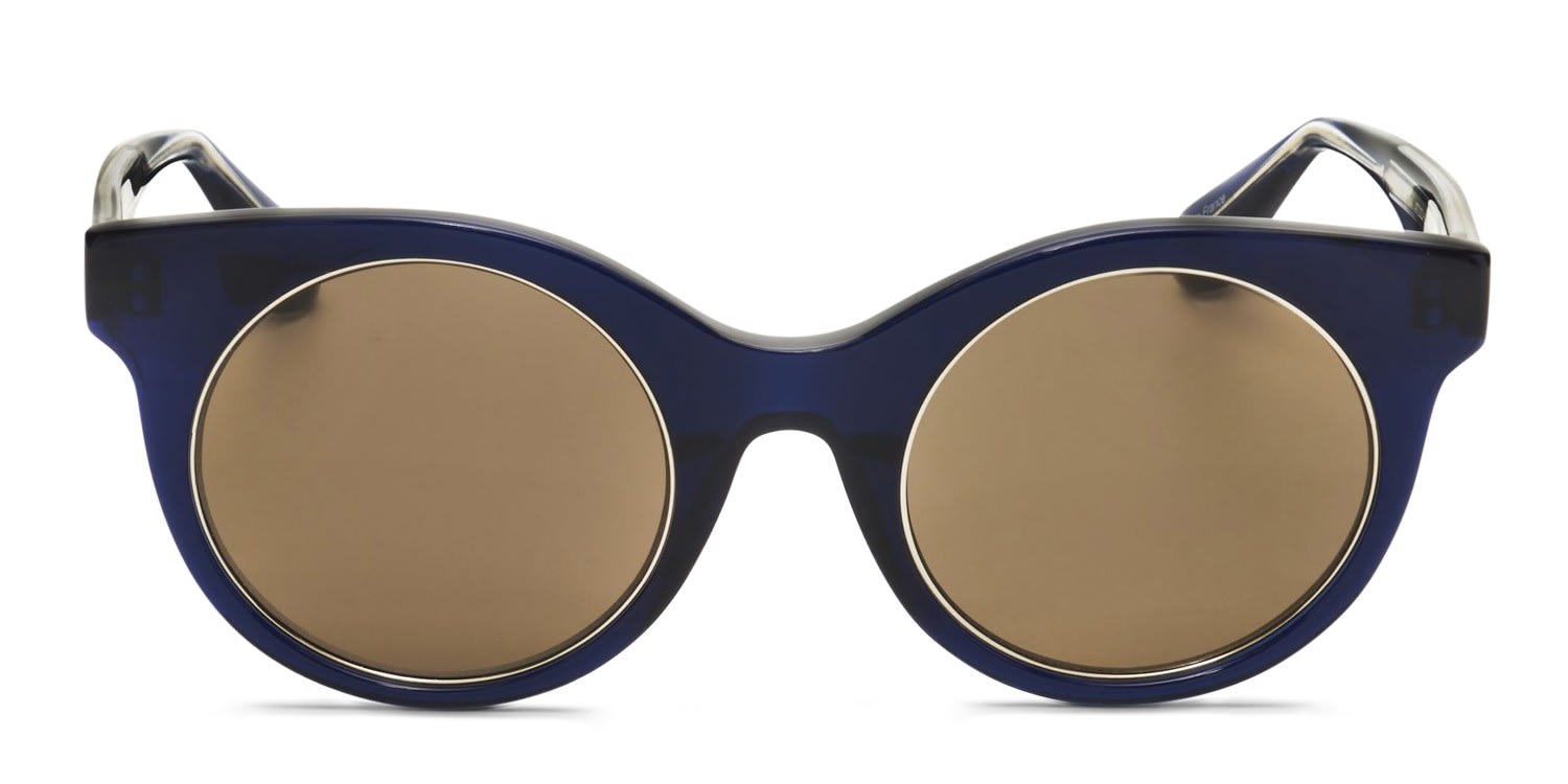 Sandro Brown Metal & Plastic Glasses (Frames)