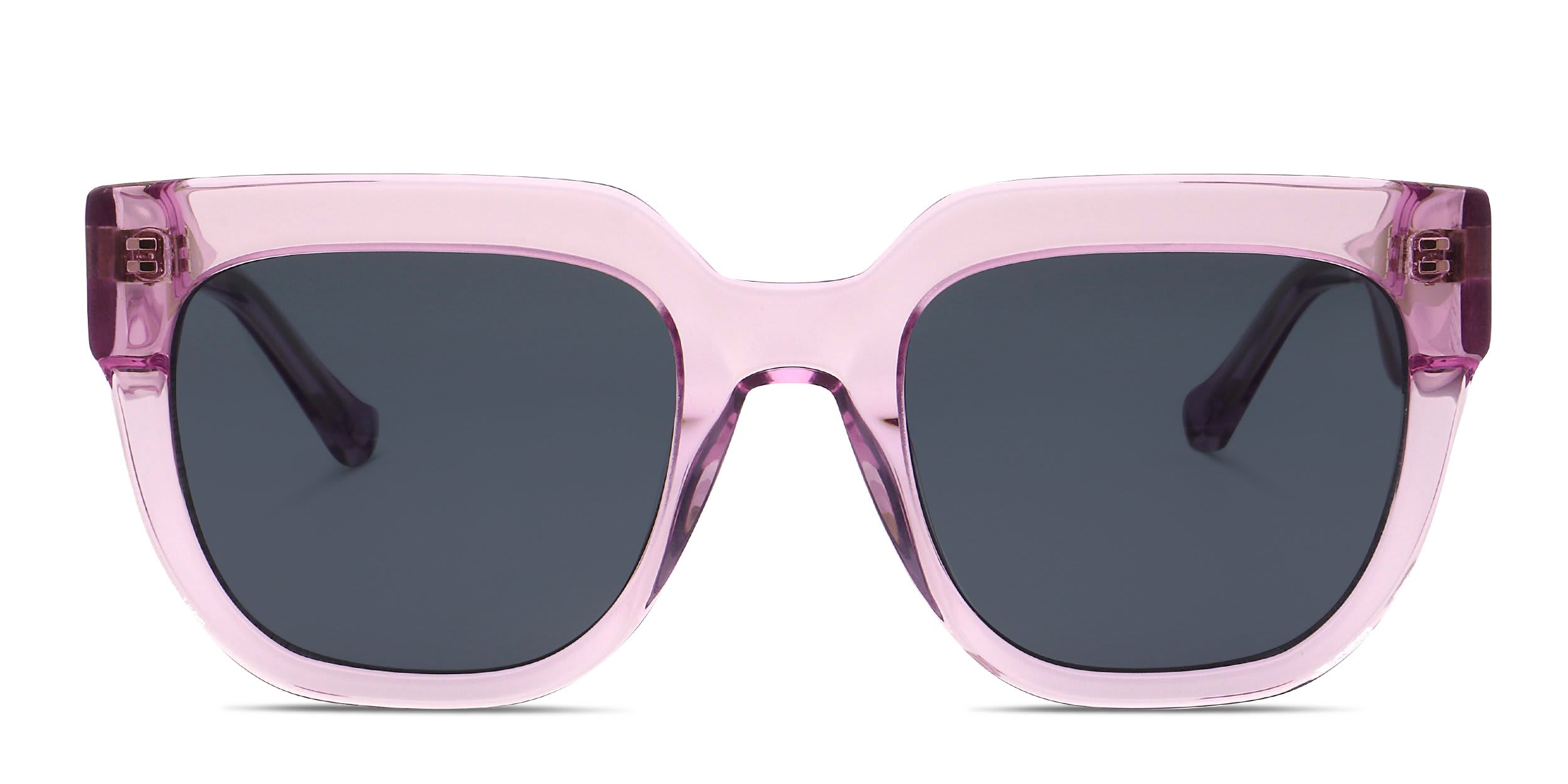 Florence by Mills 5003 Pink, Clear glasses - Pink / Clear - Frontal View