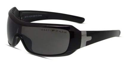 Eyres 621 Daredevil Shiny Black glasses - Shiny Black - Angle View