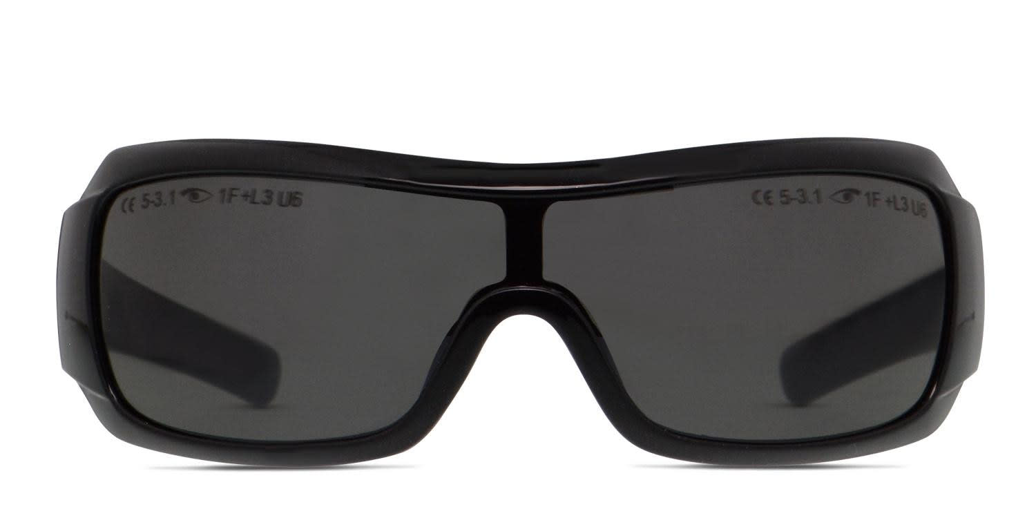Eyres 621 Daredevil Shiny Black glasses - Shiny Black - Frontal View