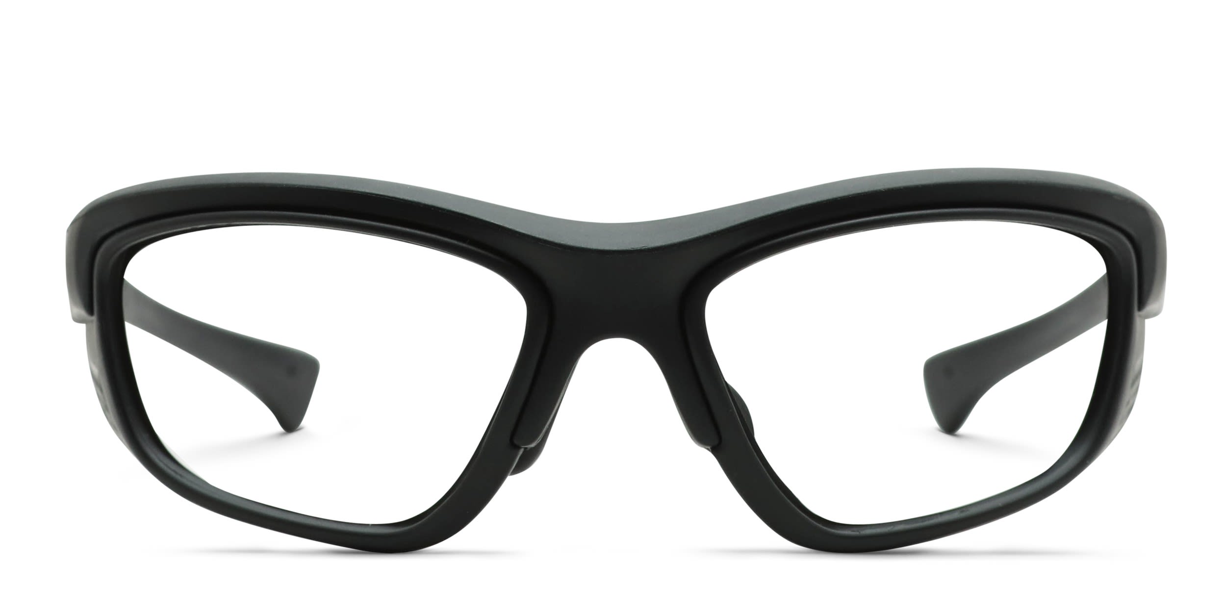 Eyres Gullwing Matte Black glasses - Matte Black - Frontal View