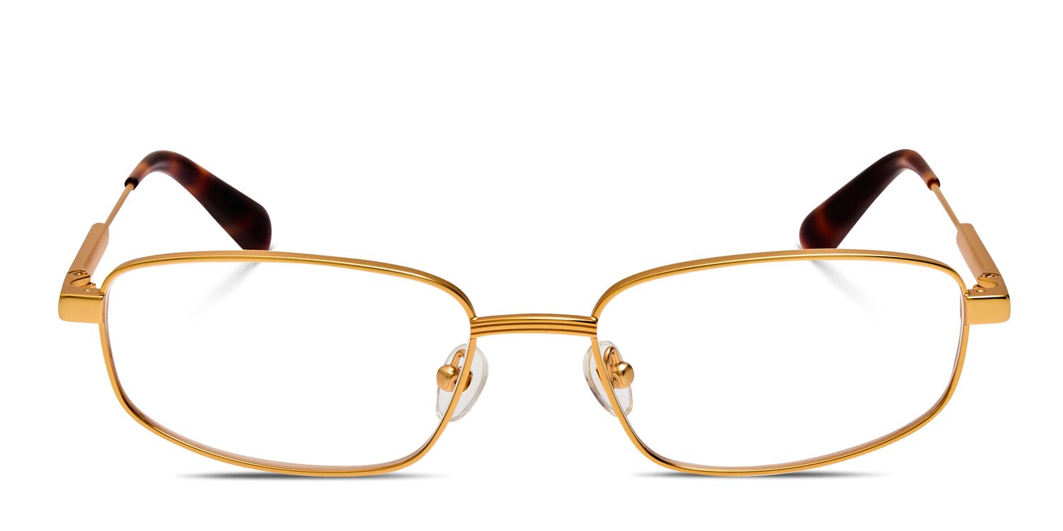 Jacquemus Secretaire Gold glasses - Gold - Frontal View