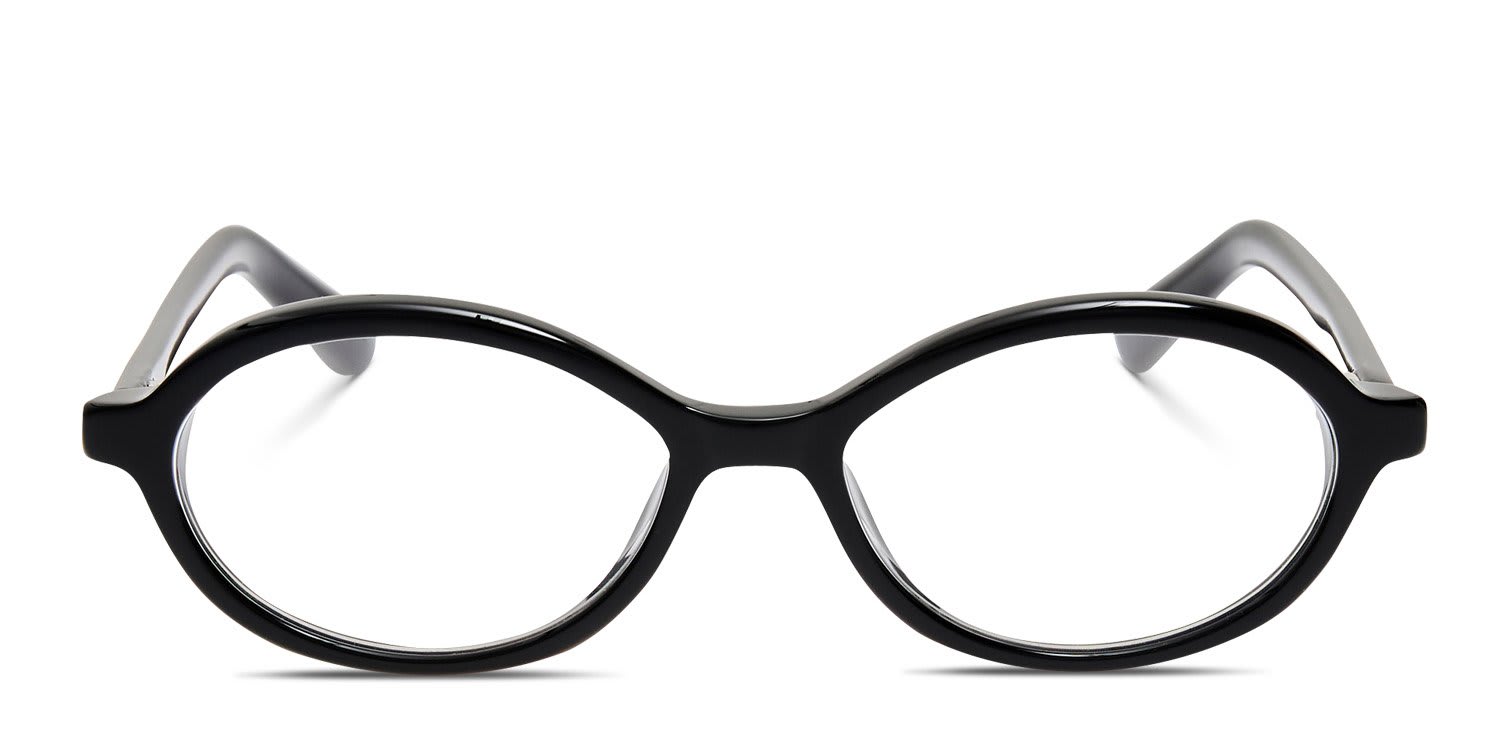 Jacquemus Pablo Shiny Black glasses - Shiny Black - Frontal View