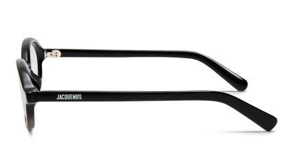 Jacquemus Pablo Shiny Black glasses - Shiny Black - Side View