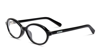 Jacquemus Pablo Shiny Black glasses - Shiny Black - Angle View