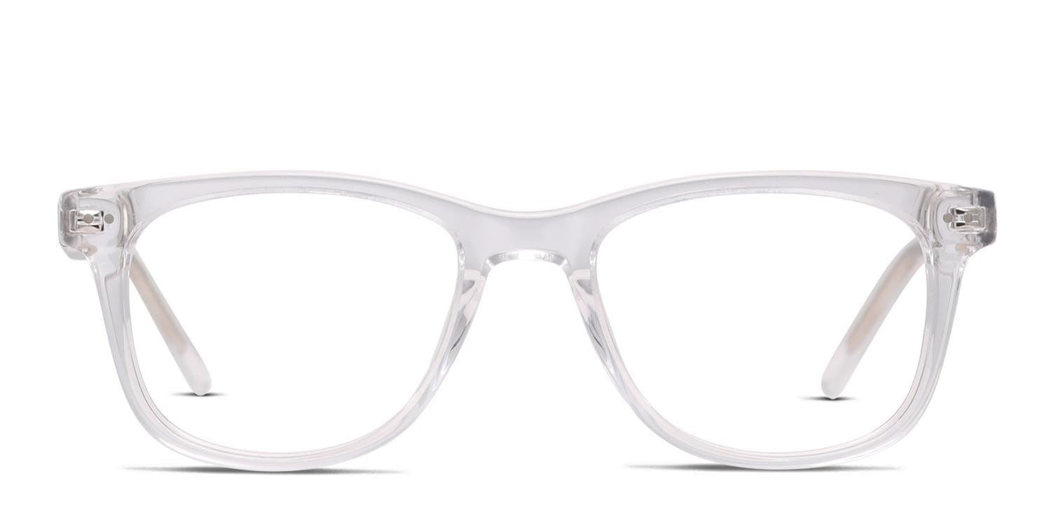 Olos Big John Clear Kids glasses - Clear - Frontal View