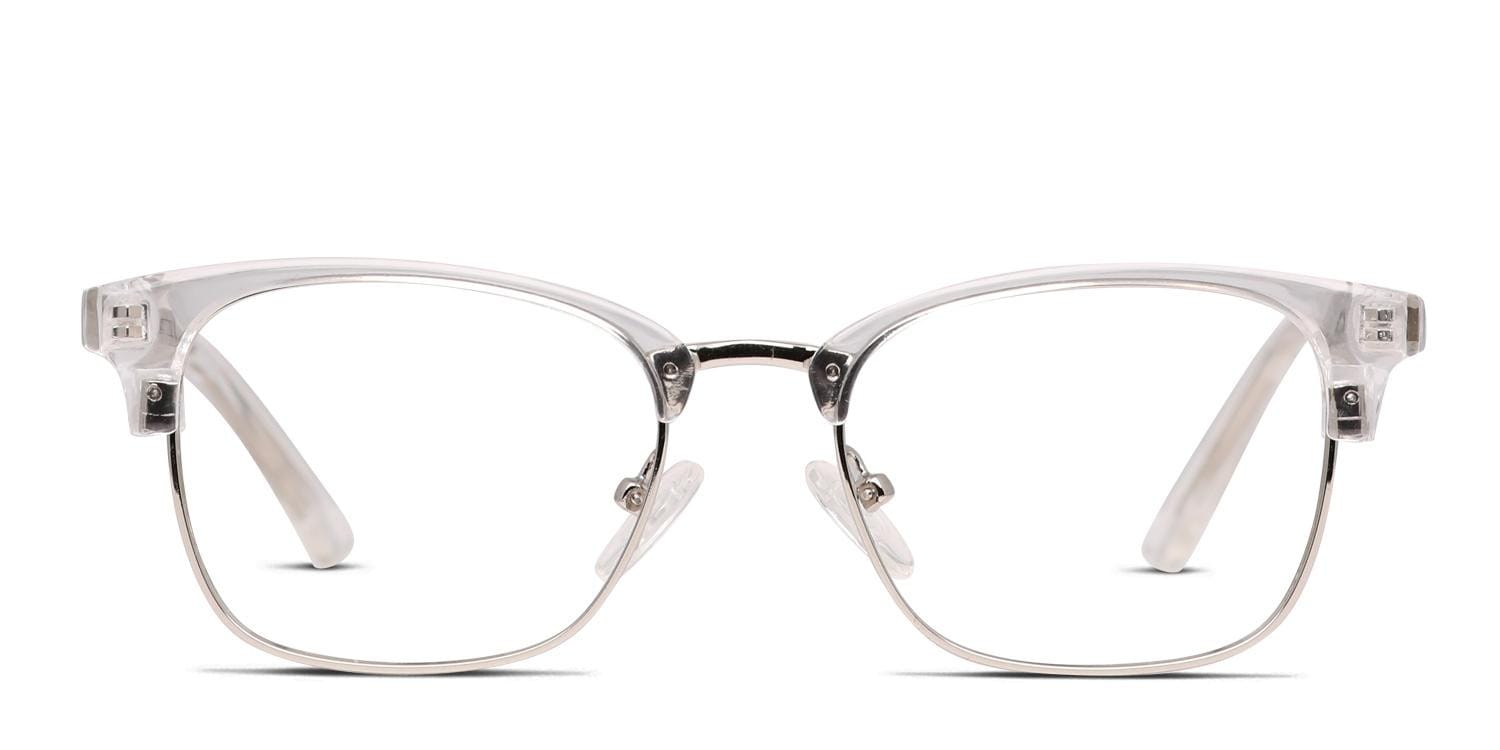 Whiz Kids Clear, Silver glasses - Clear / Silver - Frontal View