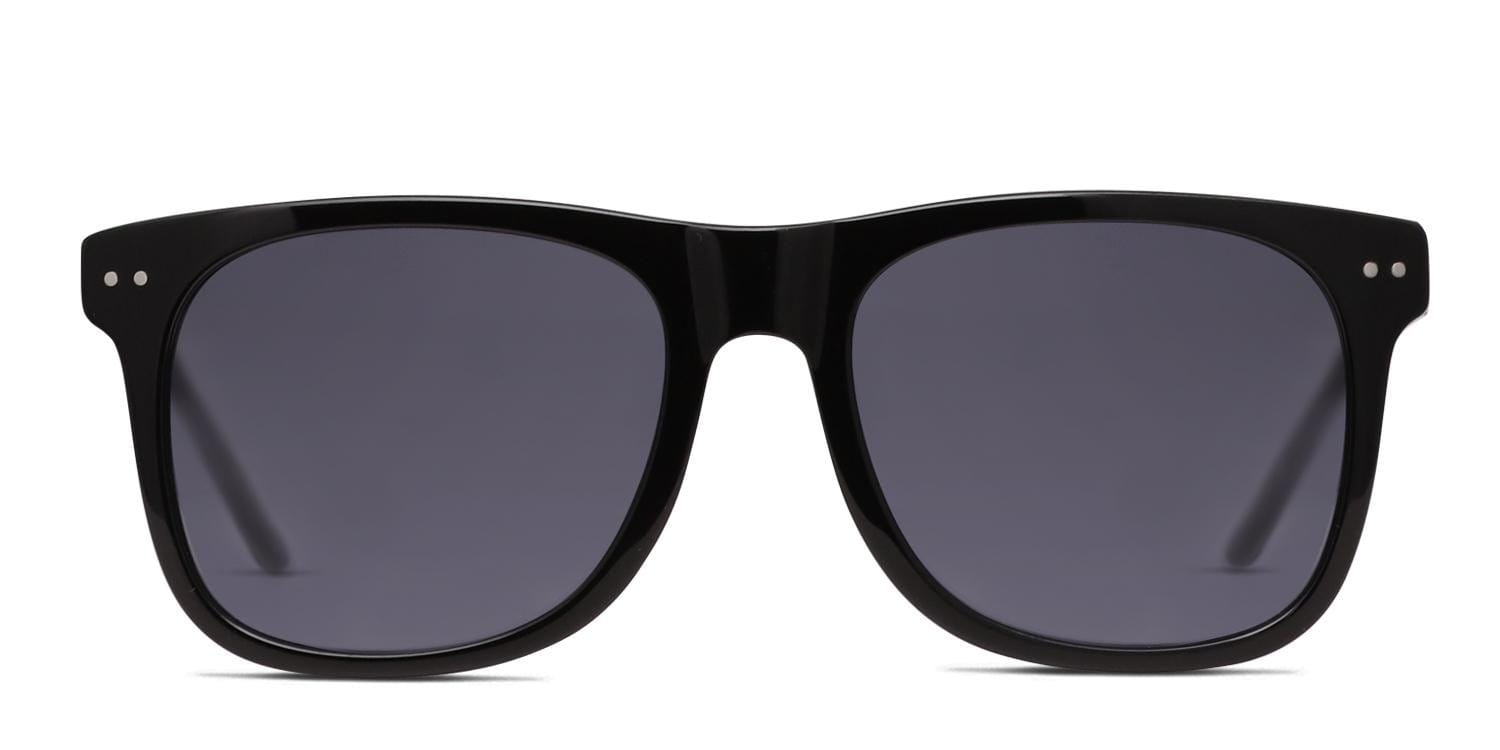 Olos A Plus Kids Shiny Black glasses - Shiny Black - Frontal View