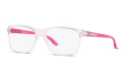 Oakley OY8010 Cartwheel Kids Clear/Pink glasses - Clear / Pink - Angle View