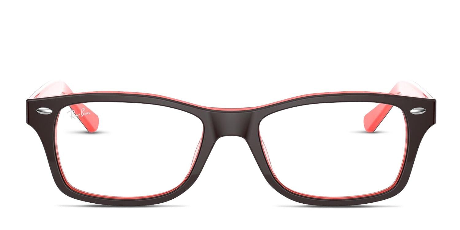 Ray-Ban RY1531 Kids Brown/Orange Rectangle Full Frame eyeglasses - front