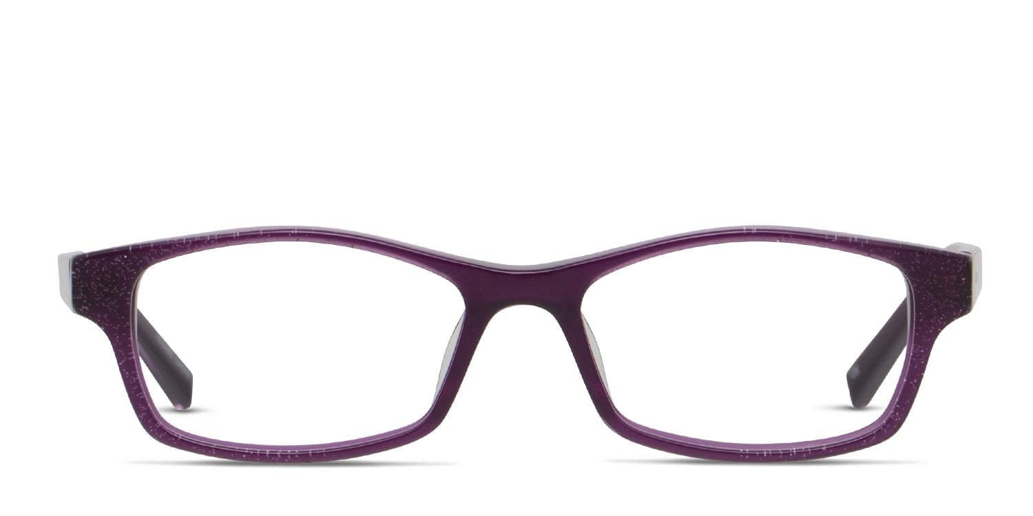 Converse K401 Kids Purple Rectangle Full Frame eyeglasses - front