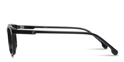 Carrera 2001T/V Kids Shiny Black glasses - Shiny Black - Side View