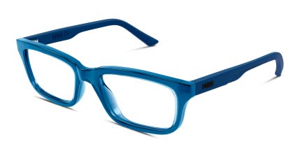 Puma PJ0068O Kids Blue glasses - Blue - Angle View