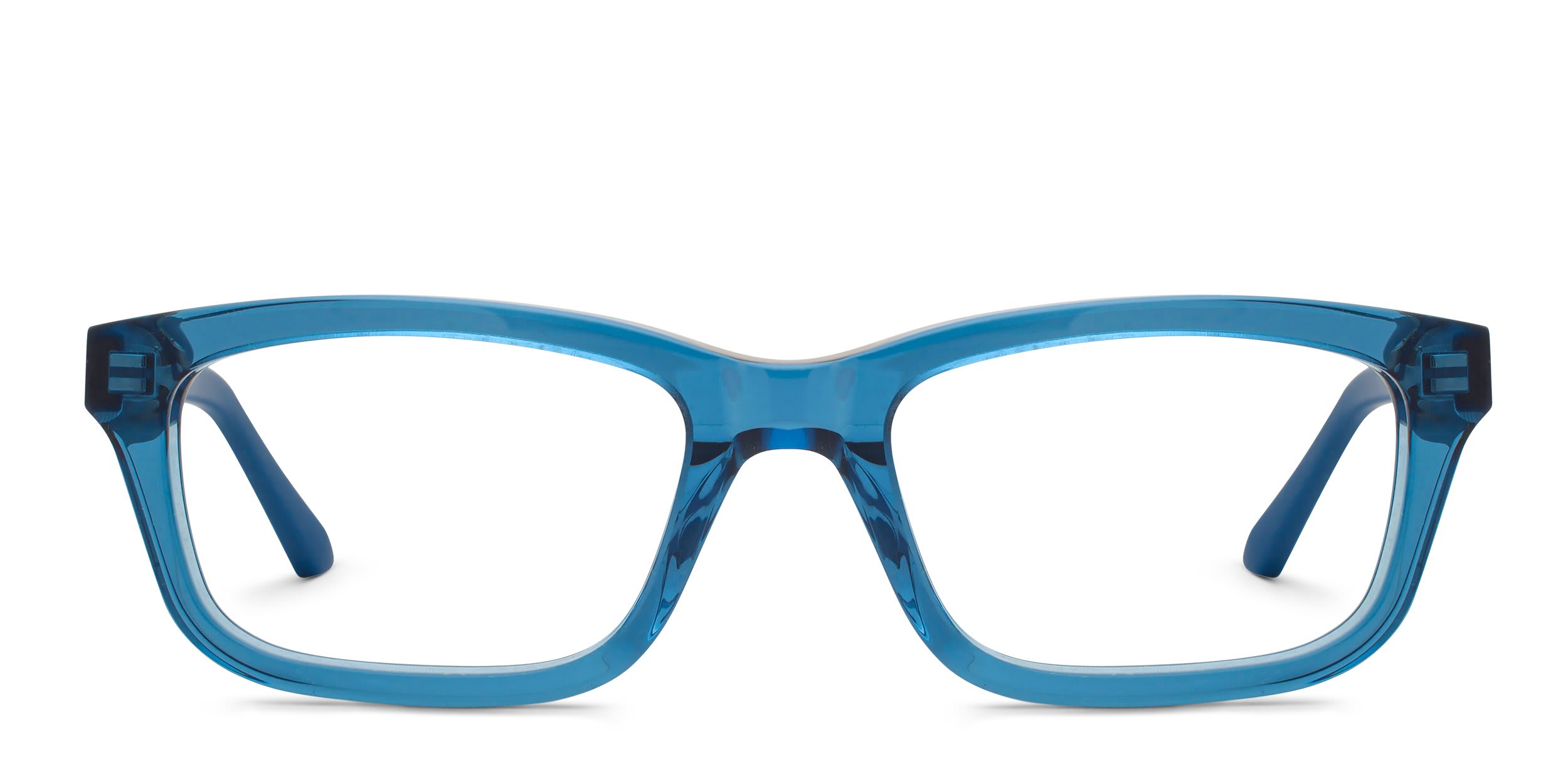 Puma PJ0068O Kids Blue glasses - Blue - Frontal View