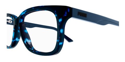 Puma PJ0070OA Kids Tortoise, Blue glasses - Tortoise / Blue - Side View