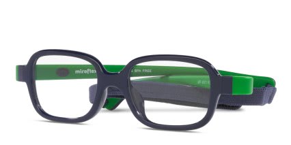 Miraflex MF4001 Kids Blue glasses - Blue - Angle View