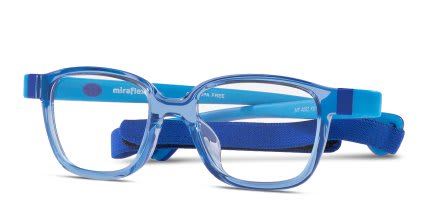 Miraflex MF4002 Kids Blue glasses - Blue - Angle View