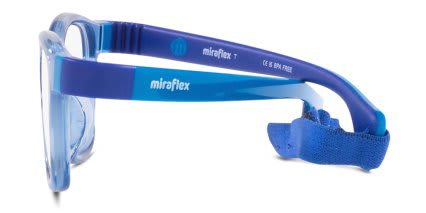 Miraflex MF4002 Kids Blue glasses - Blue - Side View