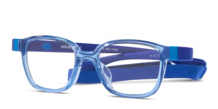 Miraflex MF4002 Kids Blue glasses - Blue - Angle View