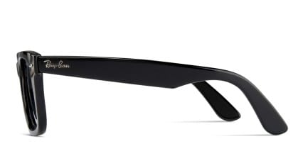 Ray-Ban RX4340V Wayfarer Ease Shiny Black glasses - Shiny Black - Side View