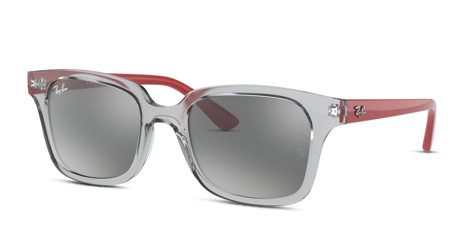 Ray-Ban RJ9071S Kids Gray, Clear, Red
