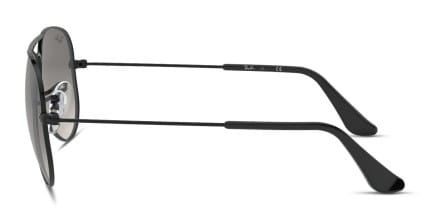 Ray-Ban RJ9506S Kids Black glasses - Black - Side View